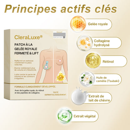 Magasin officiel phare |CleraLuxe® 🌞 Patch à la Gelée Royale Fermeté & Lift Sans danger pendant l'allaitement - Pour les problèmes tels que les seins peu développés, le relâchement, l'aplatissement, les plis cutanés et les mamelons foncés
