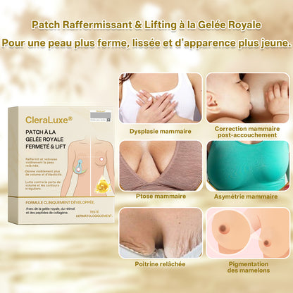 Magasin officiel phare |CleraLuxe® 🌞 Patch à la Gelée Royale Fermeté & Lift Sans danger pendant l'allaitement - Pour les problèmes tels que les seins peu développés, le relâchement, l'aplatissement, les plis cutanés et les mamelons foncés