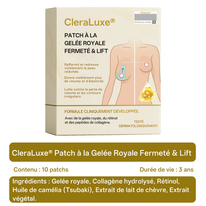 Magasin officiel phare |CleraLuxe® 🌞 Patch à la Gelée Royale Fermeté & Lift Sans danger pendant l'allaitement - Pour les problèmes tels que les seins peu développés, le relâchement, l'aplatissement, les plis cutanés et les mamelons foncés