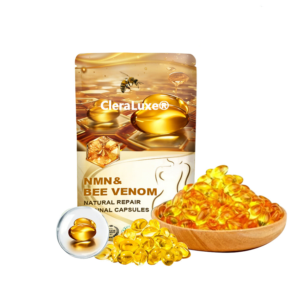 💐CleraLuxe® Bee Venom NMN Natural Repair Vaginal Capsules [For all vaginal and hormonal problems]